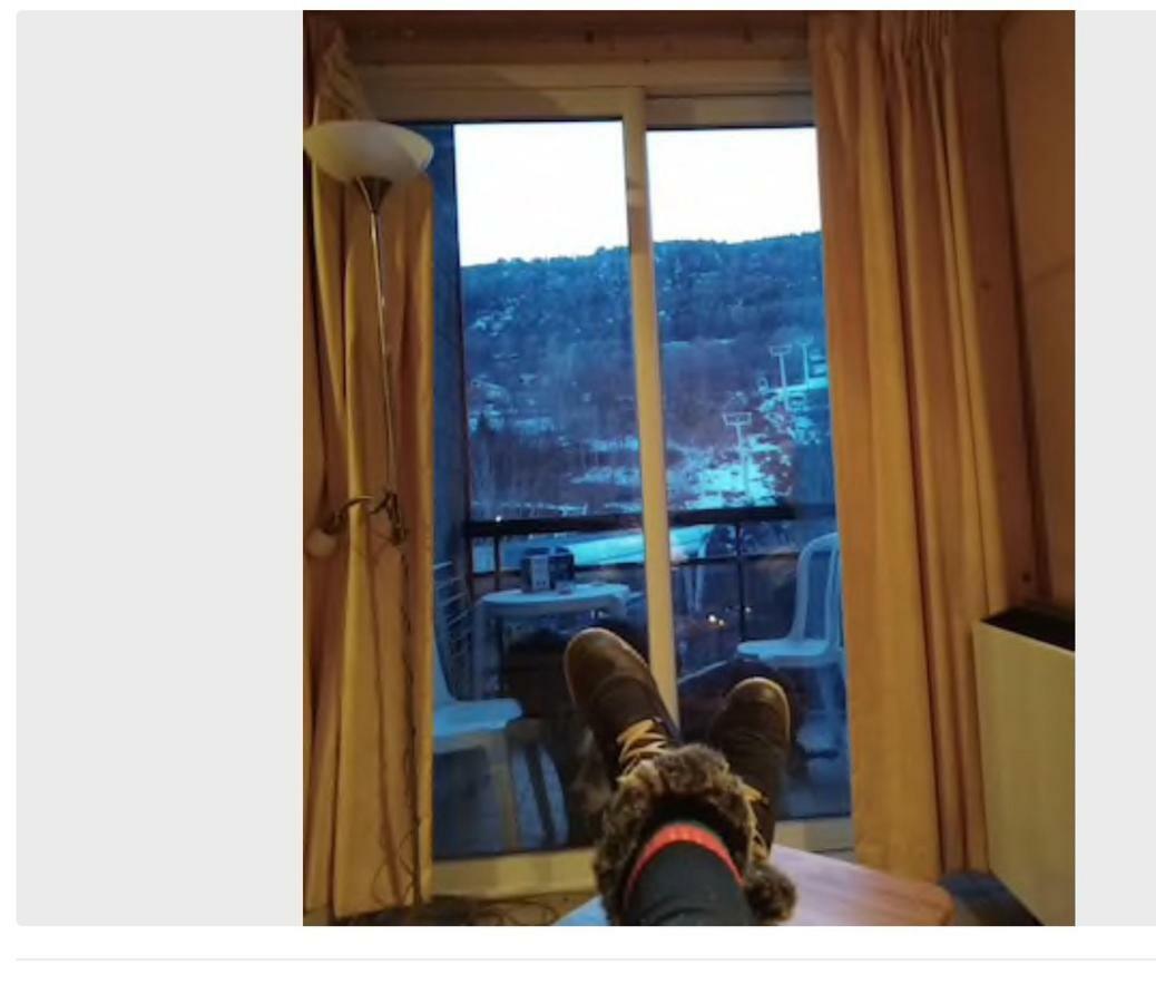 Pied De Piste Avec Terrasse Et Casier A Ski Briançon 외부 사진